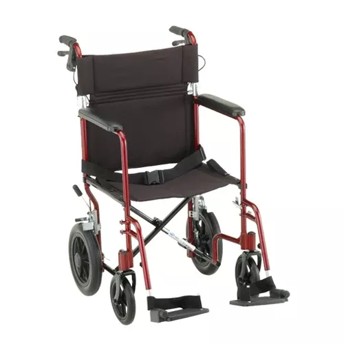 Nova 20″ inch Transport Chair with 12″ Rear Wheels