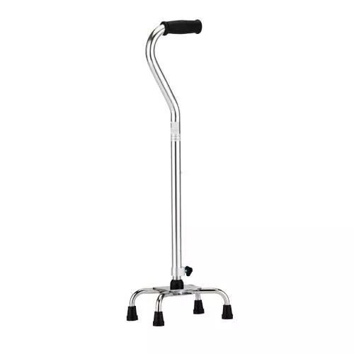 Nova Heavy Duty Aluminum Quad Cane With Small Base