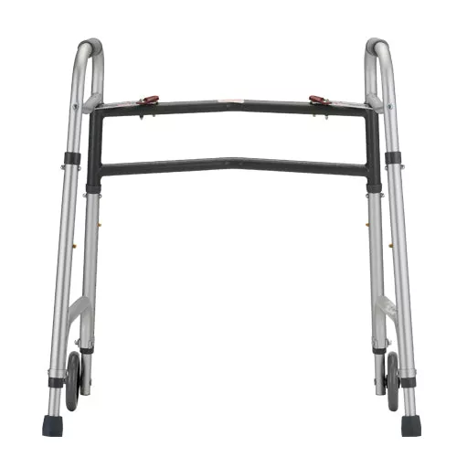 Nova Heavy Duty Folding Walker 5 inch Wheels