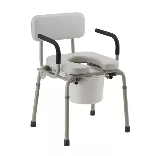 Nova Padded Drop-Arm Commode