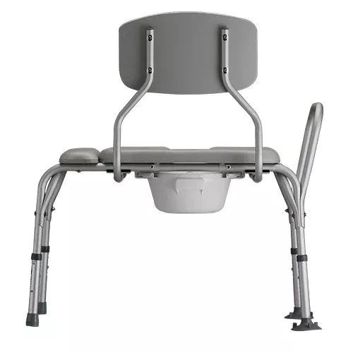 Nova Padded Transfer Bench with Commode