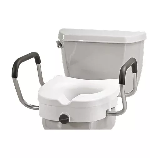 Nova Raised Toilet Seat With Detachable Arms
