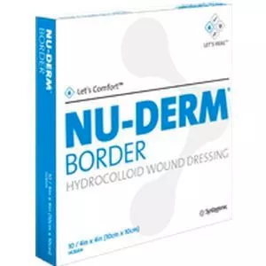 Nu-Derm Bordered Hydrocolloid Dressing 2" x 2"