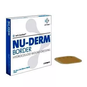 Nu-Derm Standard Hydrocolloid Dressing, 4" x 4"