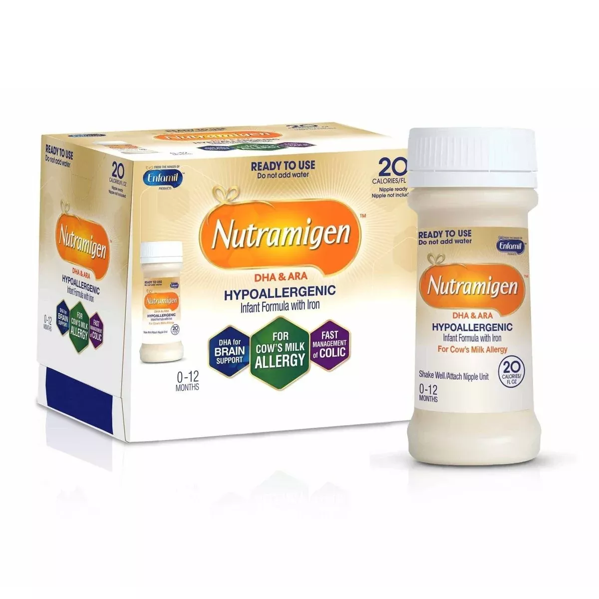 Nutramigen Ready to Use Infant Formula, 6 oz.