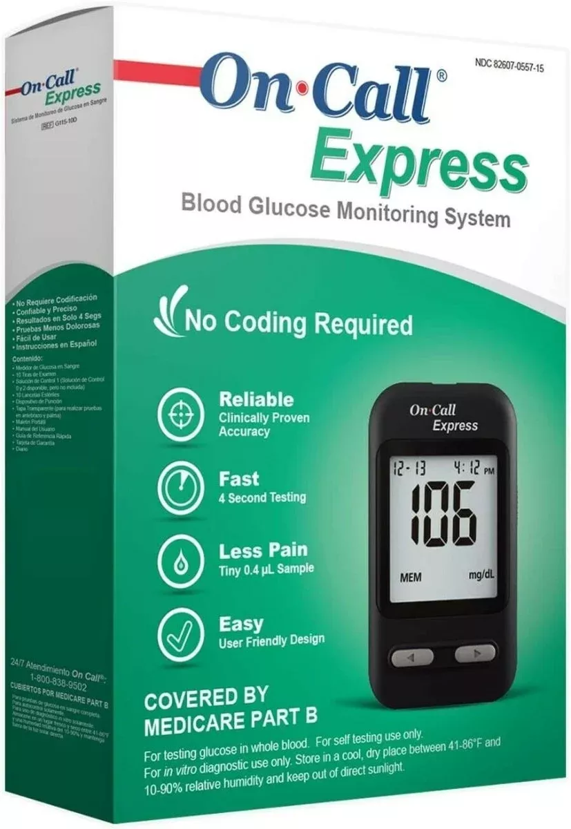 On Call Express Blood Glucose Meter Kit