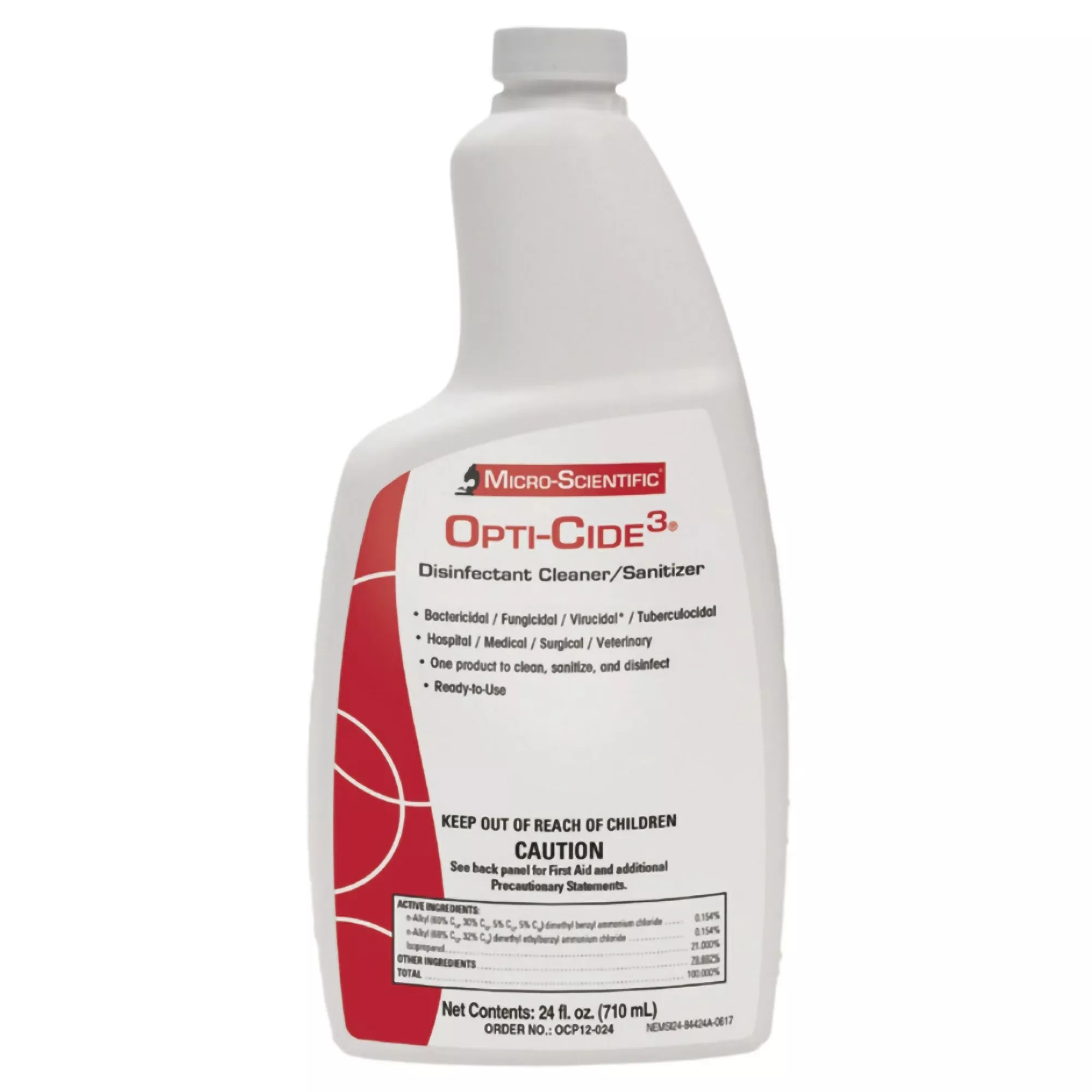 Opti-Cide 3 Disinfectant Cleaner, 24-ounce bottle