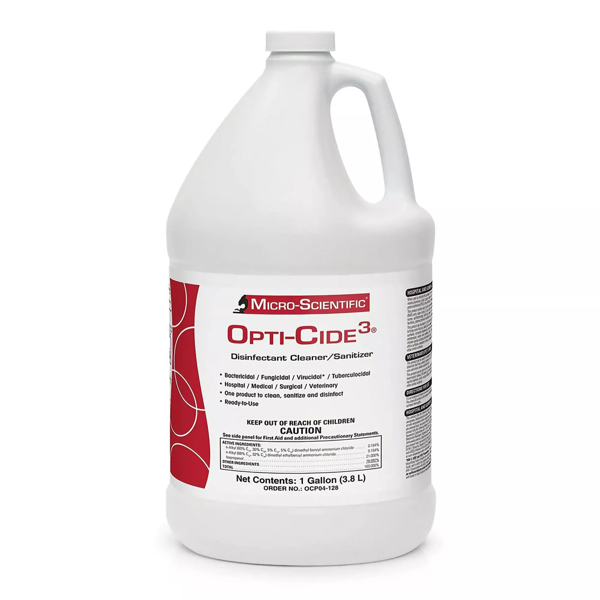 Opti-Cide3 Surface Disinfectant Cleaner, 1 gallon jug