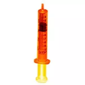 Oral Syringe with Tip Cap 10 mL, Amber (500 count)