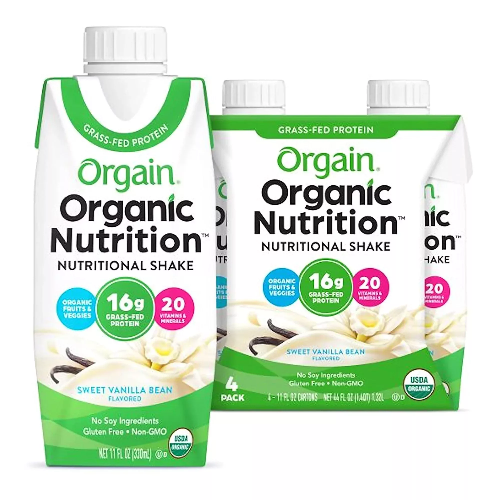 Orgain Organic Nutrition™ Vanilla Nutritional Shake, 11-ounce carton