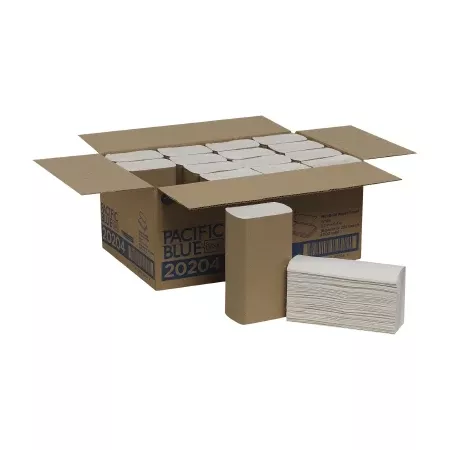 Pacific Blue Basic Multi-Fold 1-Ply Paper Towels by Georgia-Pacific