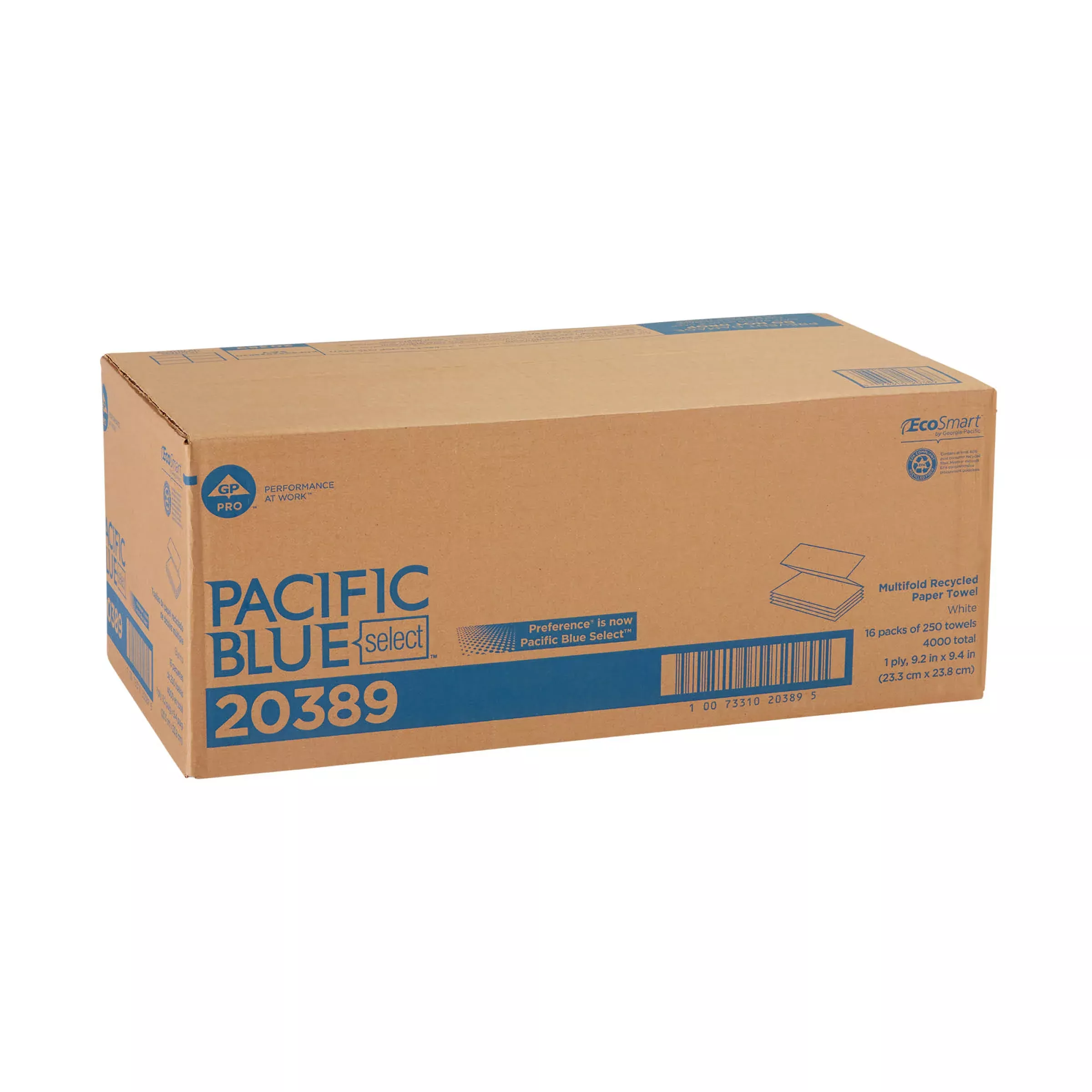 Pacific Blue Select Multi-Fold 1-Ply Paper Towel by Georgia-Pacific (20389)