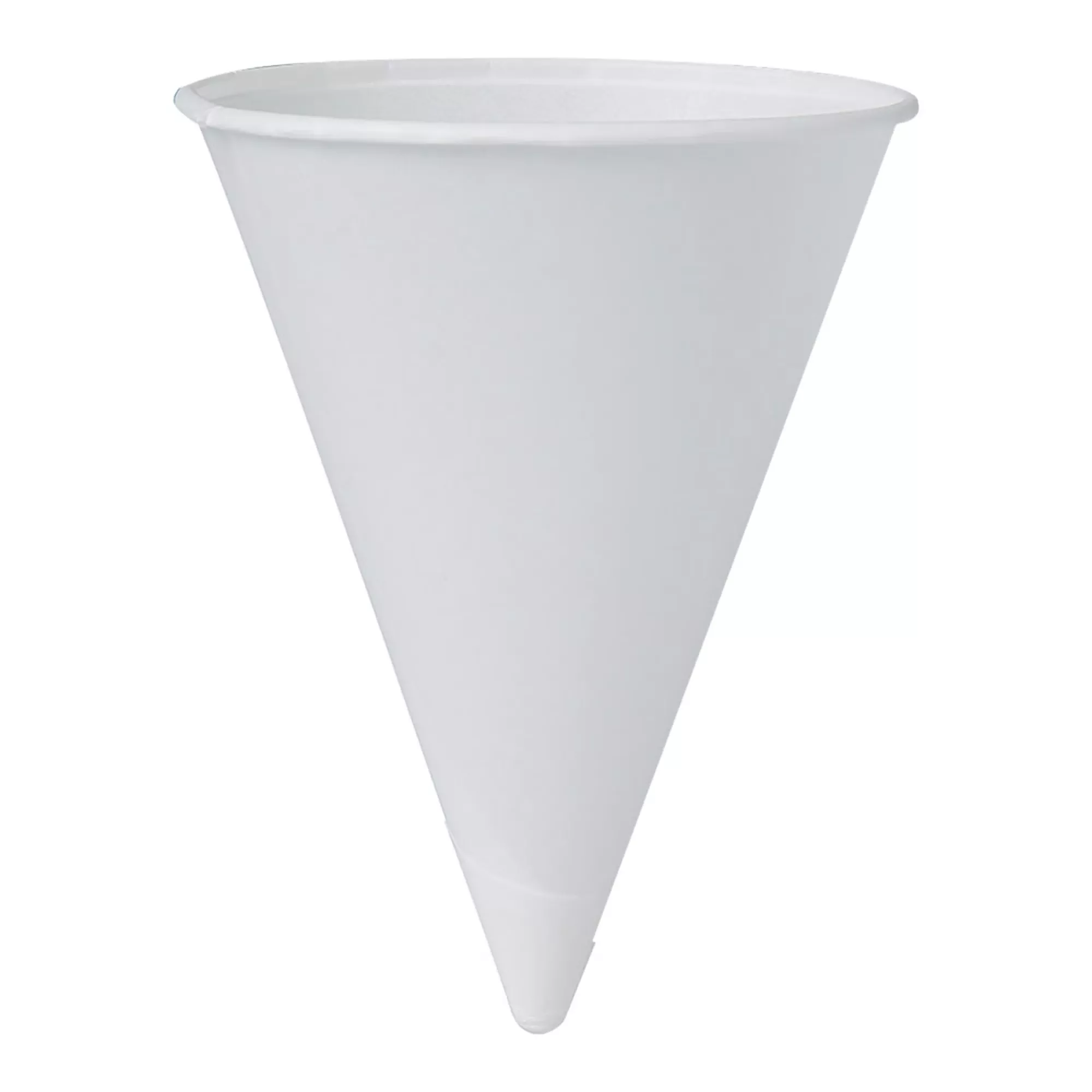 Paper Cone Cup Bare Eco-Forward 4.25 oz. Paper White Disposable #42R-2050