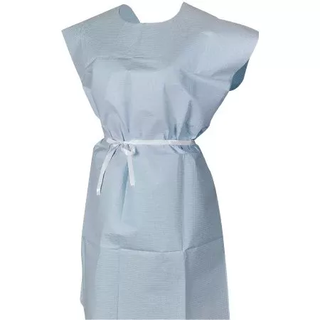 Patient Exam Gown McKesson One Size Fits Most Teal Disposable
