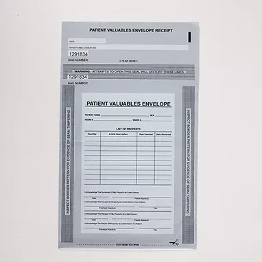 Patient Valuables Bags H-20231-14680