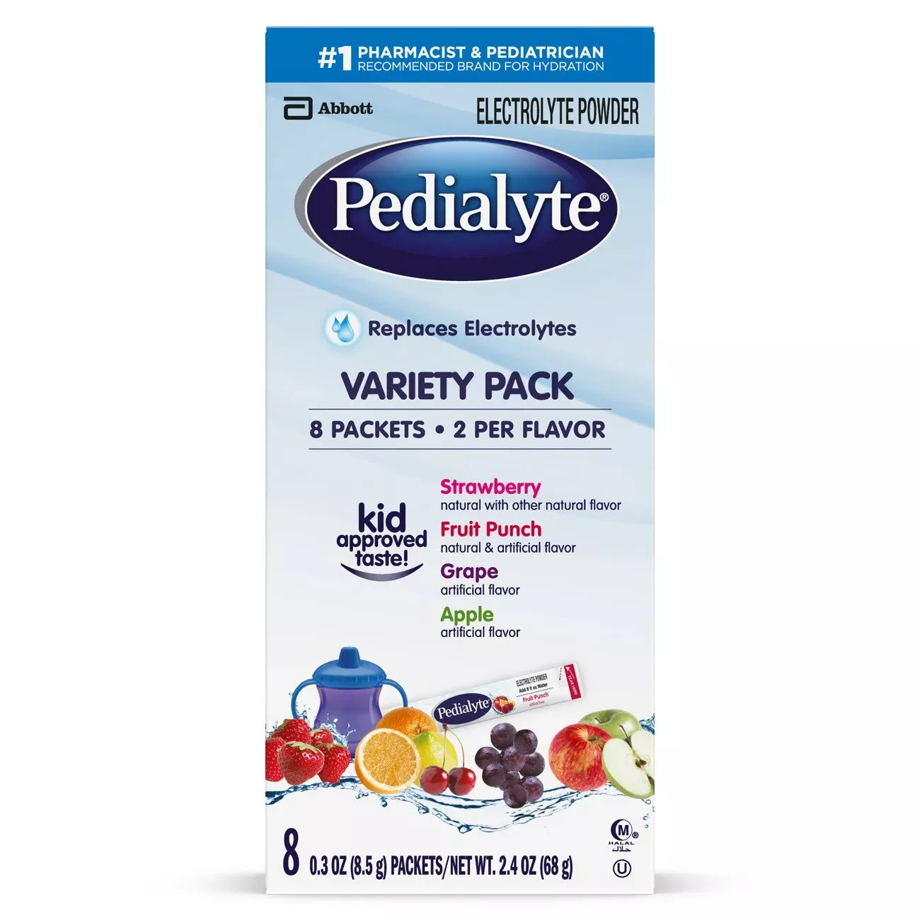 Pedialyte Powder Packs Pediatric Oral Electrolyte Solution
