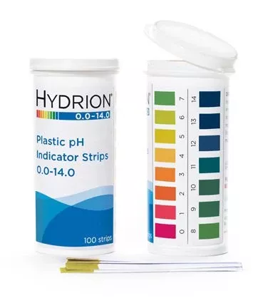 pH Test Strip Hydrion 0 to 14.0