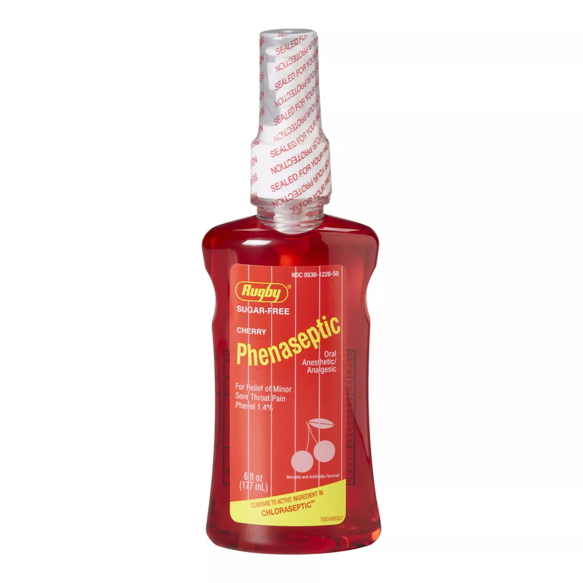 Phenaseptic 1.4% Phenol Sore Throat Relief, Cherry Flavor