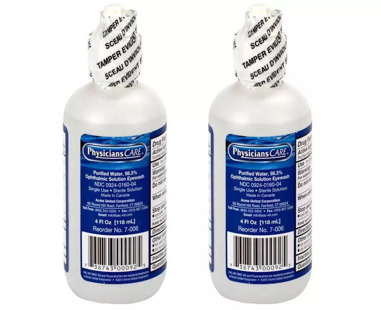 Physician's Care Eye Wash Solution, 4 oz Bottle