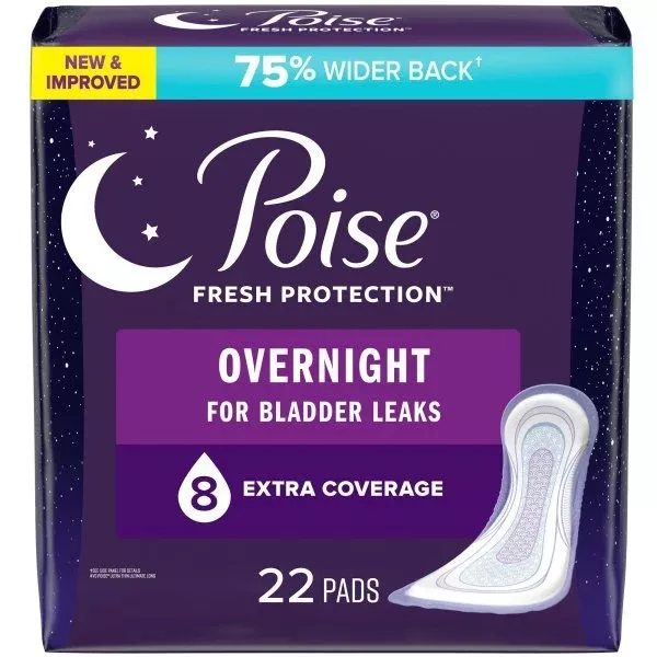 Poise Overnight Ultimate Bladder Control Pad