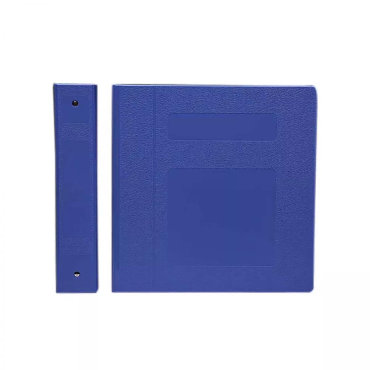 Poly Binder Side Open 3-Ring Blank Front Light Blue 2" 1 Each