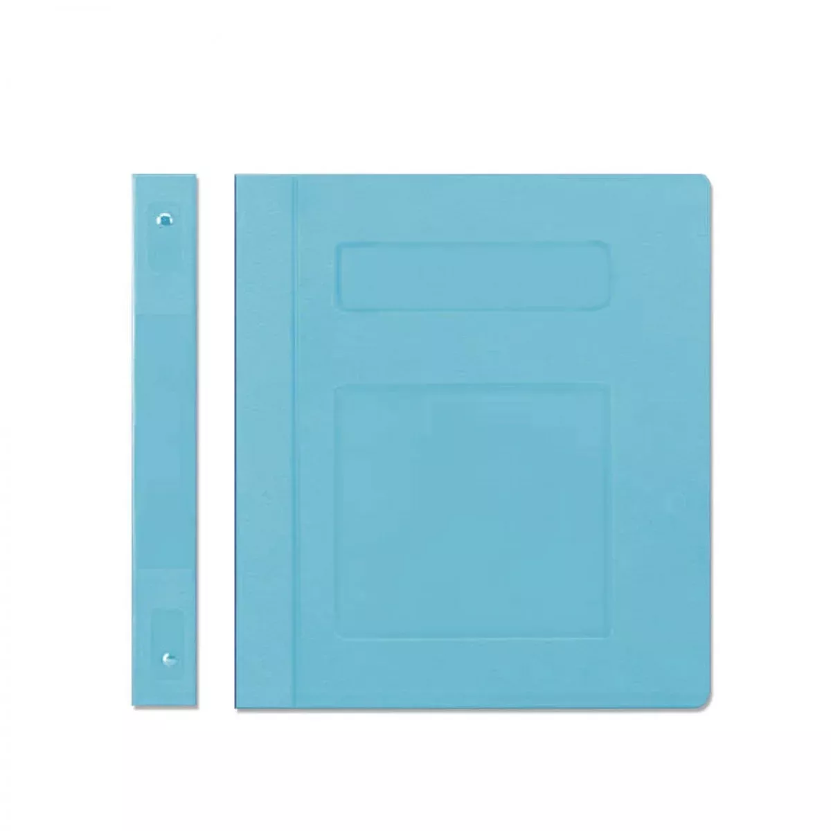 Poly Binder Side Open 3-Ring "Patient Record" Powder Blue 3" 1 Each