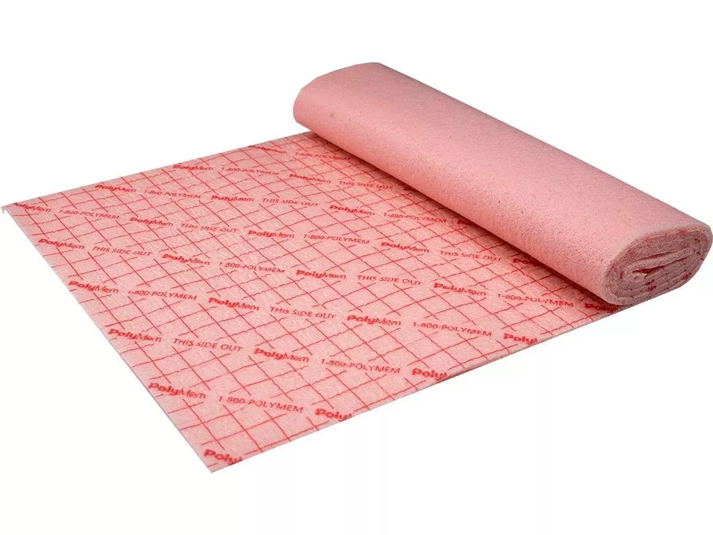 PolyMem Nonadhesive without Border Foam Dressing, 8 x 24 Inch