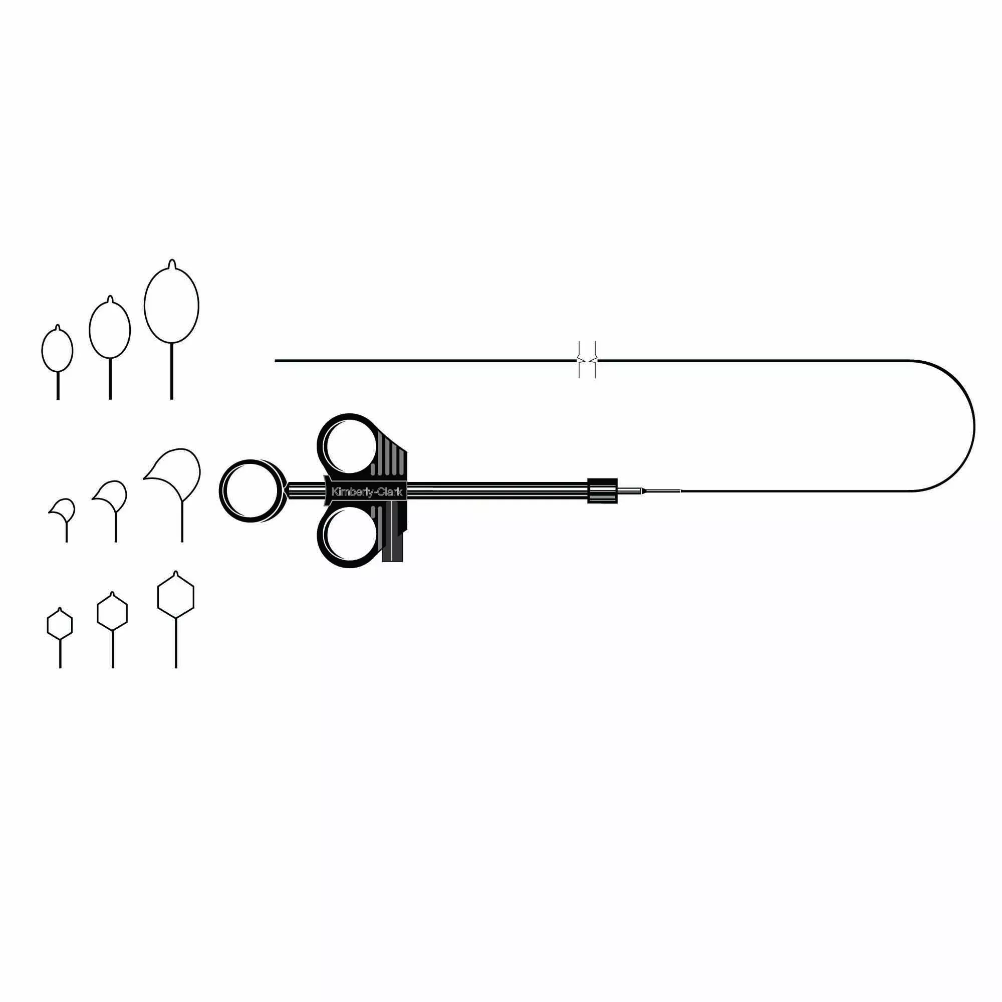 Polypectomy Snare DS II Cresent Loop 94-1/2 Inch Length #60418