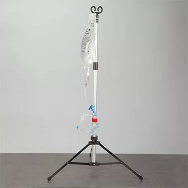 Portable IV Pole, 2-Hook H-1575-01-16623