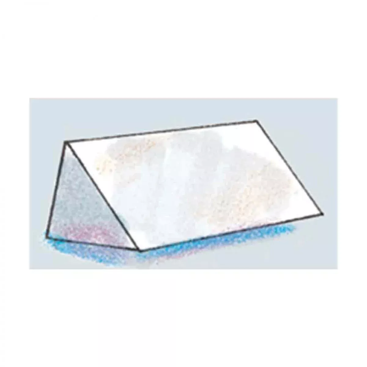 Position Aid 34 Degree Wedge Gray Foam 2-1/2"X7"X10" 2 Per Pack