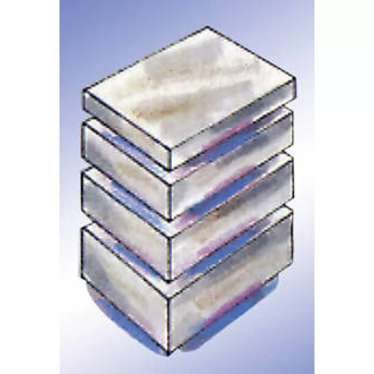 Position Aid Basic Rectangle Set Gray Foam - 4 Per Set