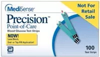Precision POC Blood Glucose Test Strips