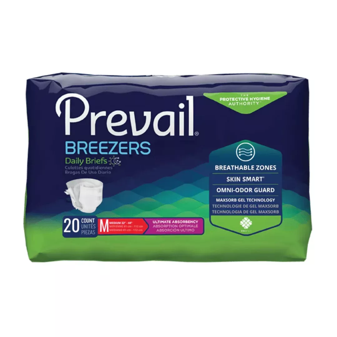 Prevail Breezers Absorbency Briefs