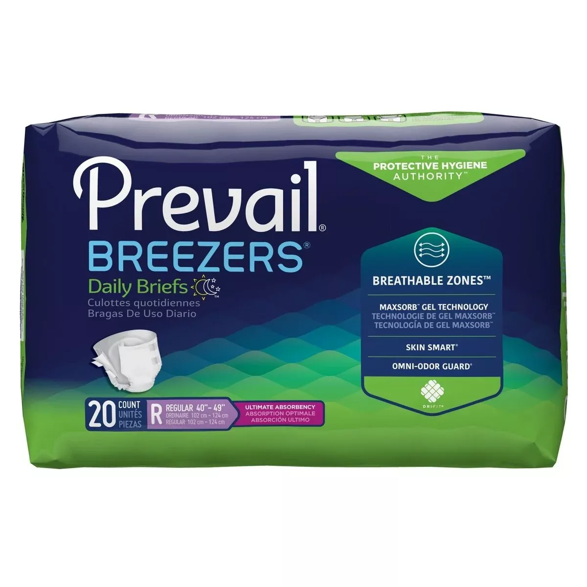 Prevail Breezers Ultimate Incontinence Briefs