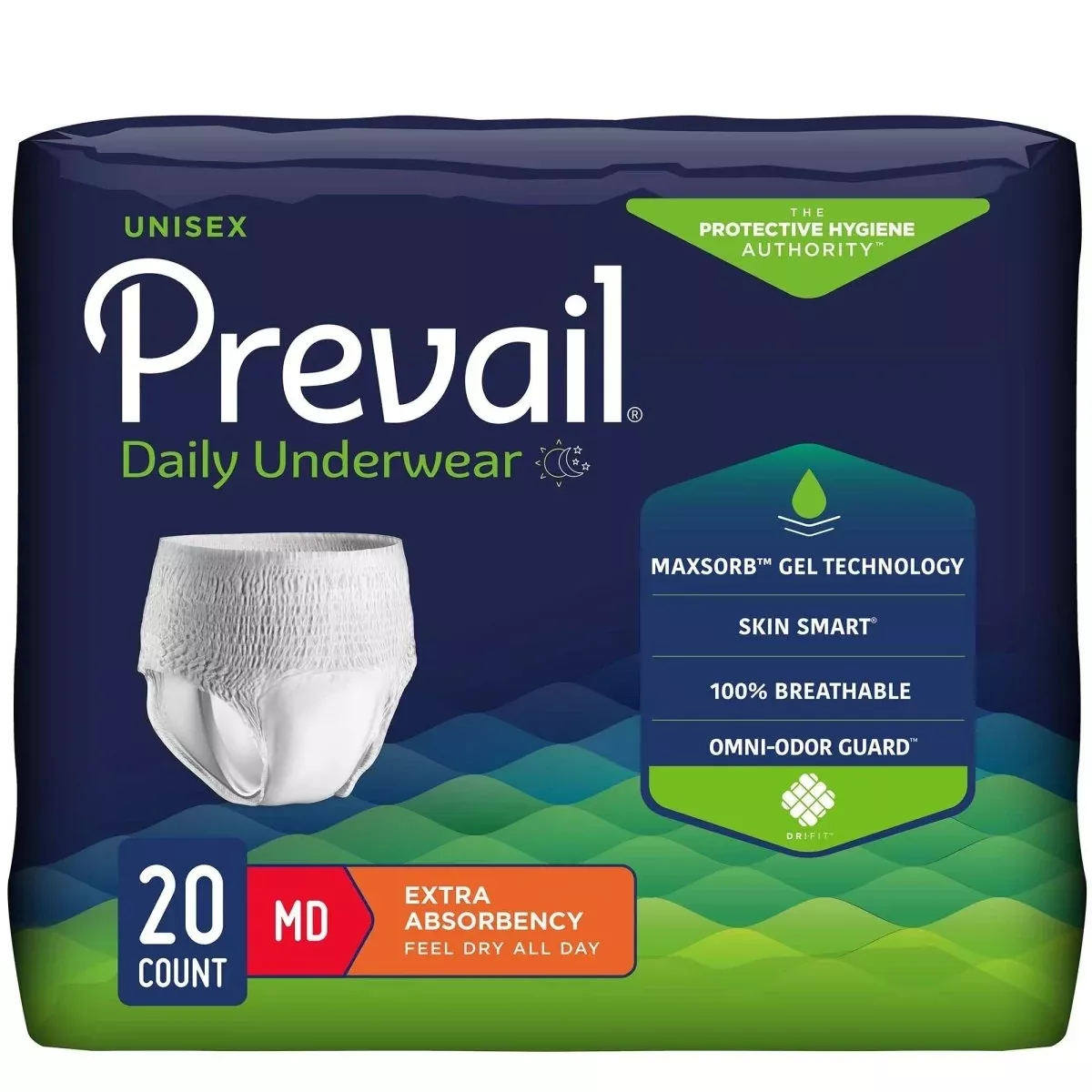 Prevail Daily Underwear Extra Absorbent Underwear