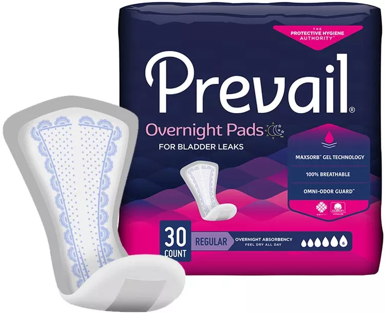 Prevail Overnight Bladder Control Pads
