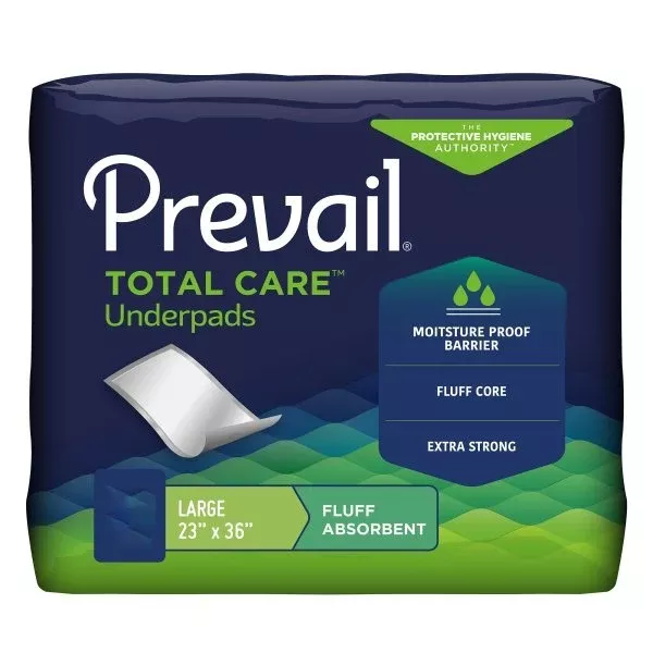 Prevail Total Care Underpads