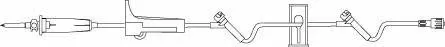 Primary IV Administration Set BBraun Gravity 2 Ports 60 Drops / mL Drip Rate Without Filter 106 Inch Tubing Solution