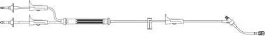 Primary IV Administration Set Caresite Gravity 1 Port 10 Drops / mL Drip Rate With Filter 112 Inch Tubing Blood