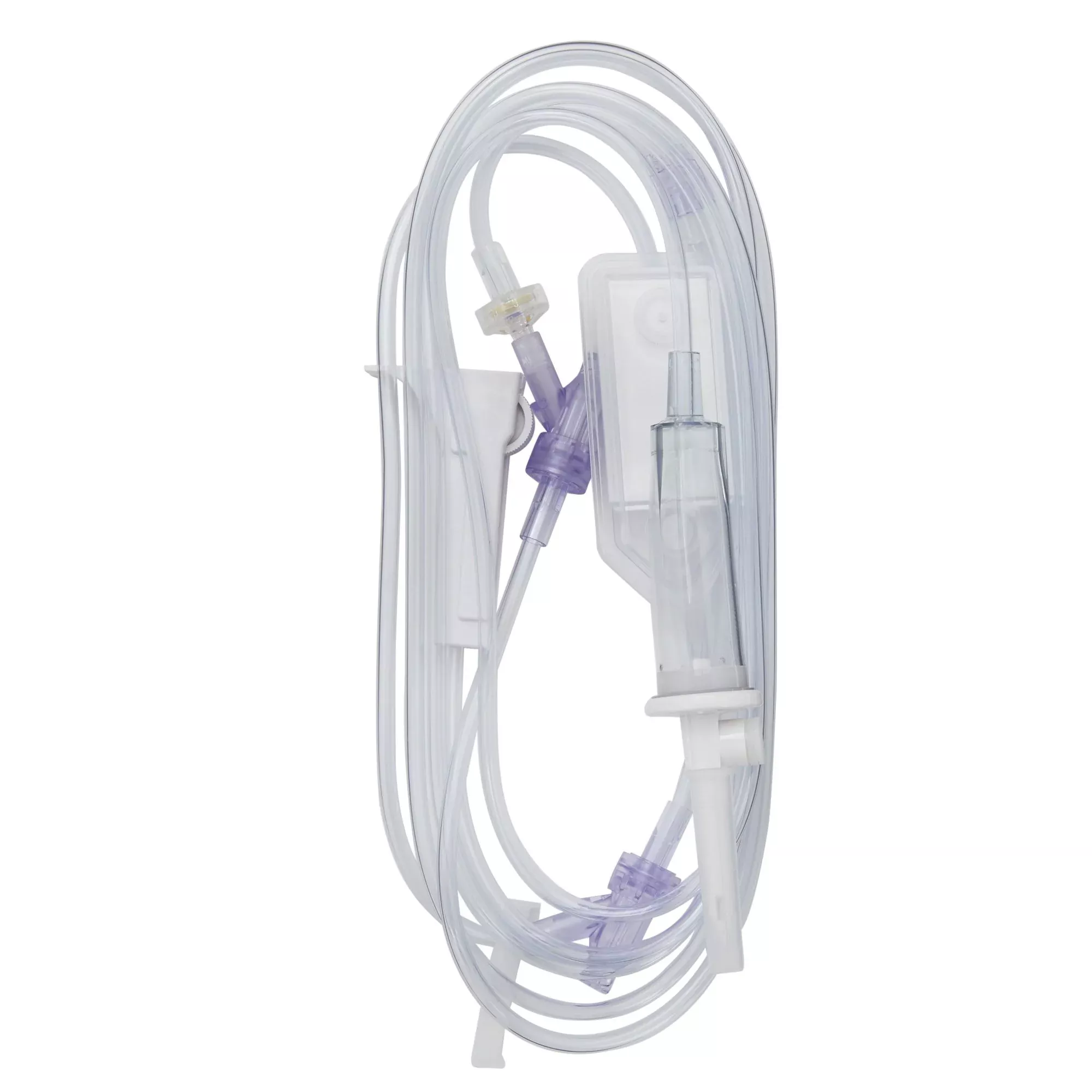 Primary IV Administration Set Caresite Gravity 2 Ports 15 Drops / mL Drip Rate 0.2 Micron Filter 104 Inch Tubing Solution