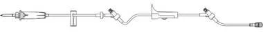 Primary IV Administration Set Caresite Gravity 2 Ports 60 Drops / mL Drip Rate Without Filter 103 Inch Tubing Solution