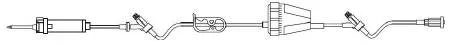 Primary IV Administration Set Rate Flow Gravity 2 Ports 20 Drops / mL Drip Rate Without Filter 90.16 Inch Tubing Solution