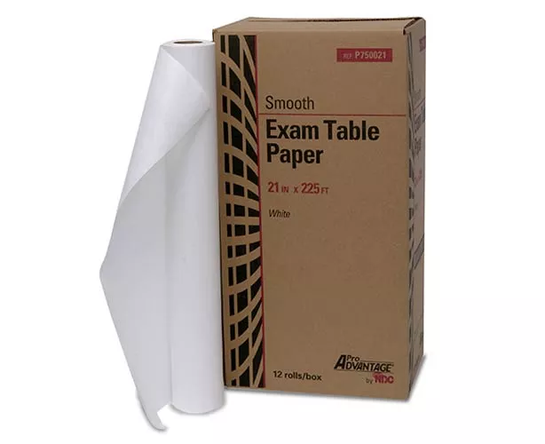Pro Advantage Exam Table Paper, Smooth