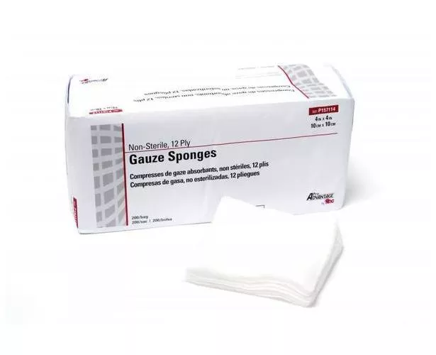 Pro Advantage Gauze Sponges, Non Sterile