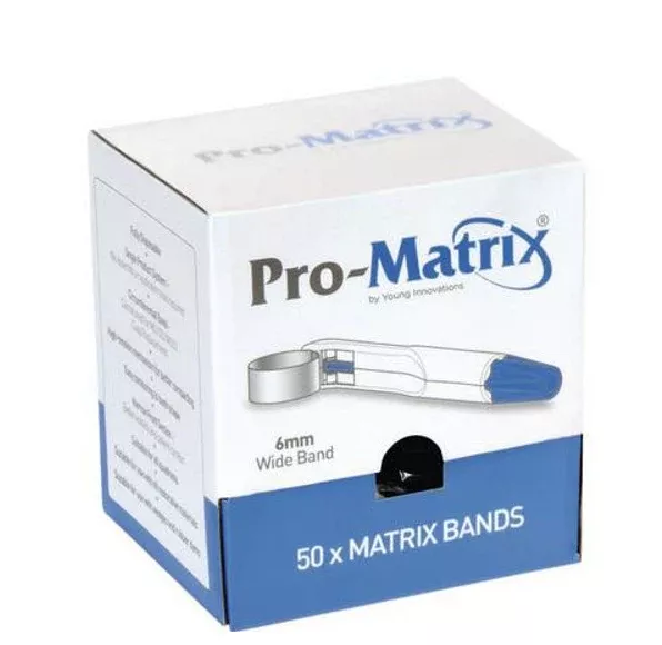 Pro-Matrix Band - Blue - Wide 6mm 50/Pk.