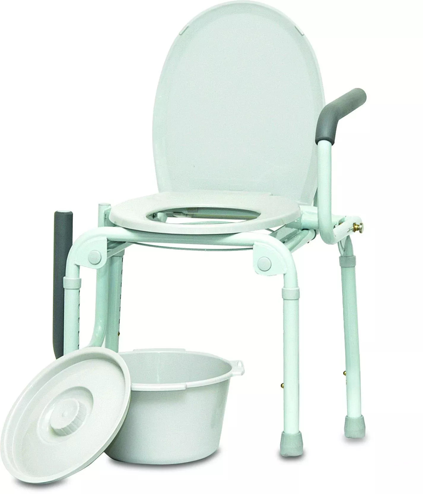 ProBasics Professional Steel Drop-Arm Commode