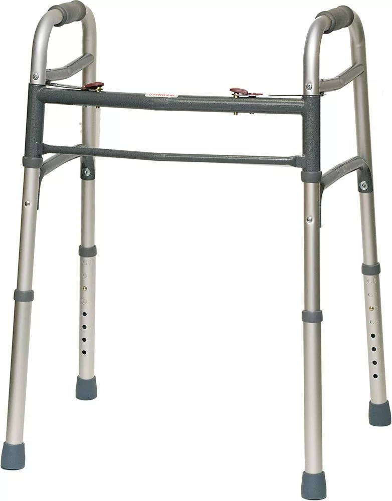 ProBasicsProfessional Aluminum Two-Button Release Folding Walker Professional