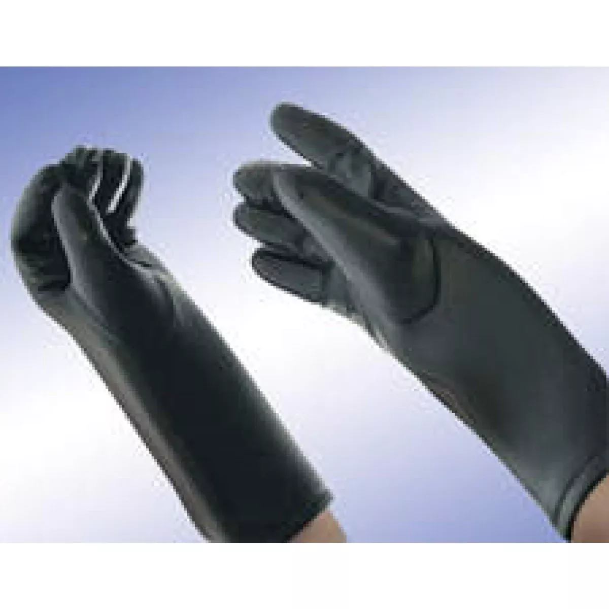 Protective Apparel Right 5 Finger Glove Black Vinyl 1 Each