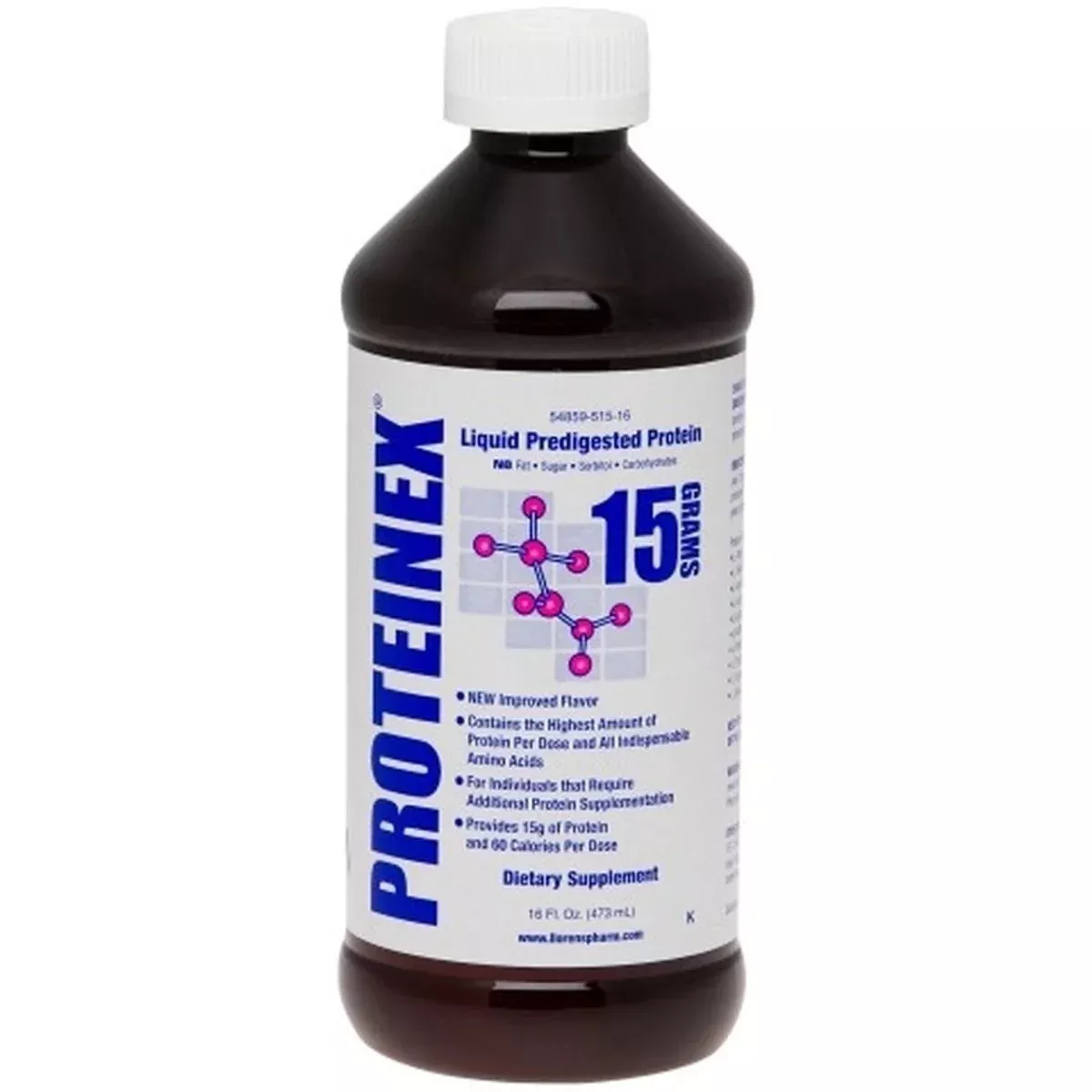 Proteinex Lemon-Lime Oral Protein Supplement, 16 oz. Bottle