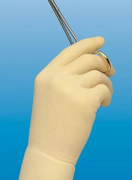 Protexis (formerly Duraprene Plus ) Polychloroprene Standard Cuff Length Surgical Glove, Ivory